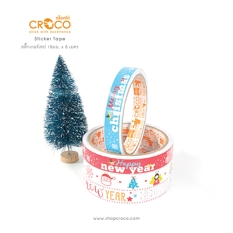สติ๊กเกอร์เทป christmas collection