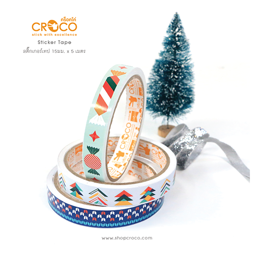 สติ๊กเกอร์เทป christmas collection